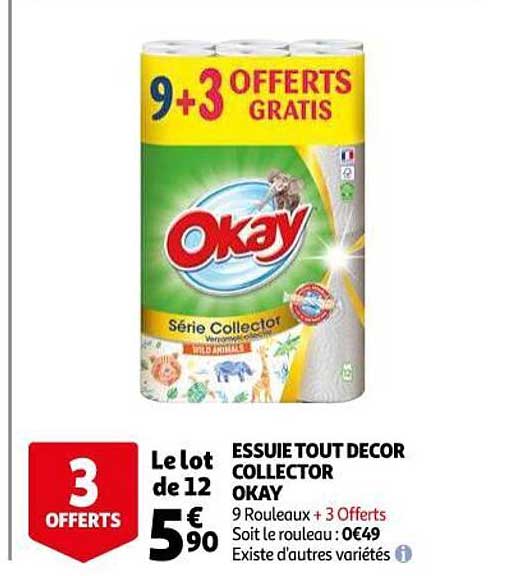 essuie tout décor collector okay