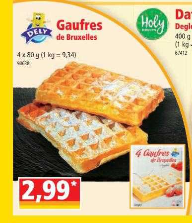 gaufres de bruxelles dely