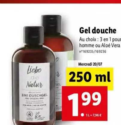 gel douche liebe die natur