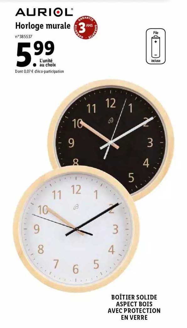 Horloge Murale Auriol
