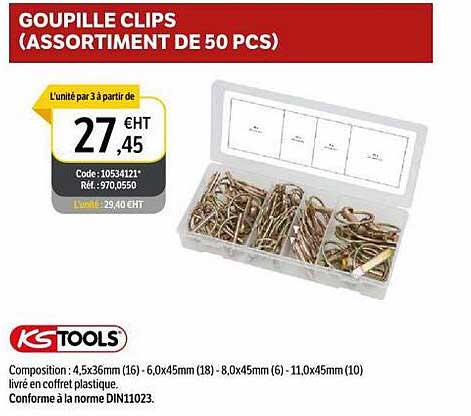 kstools goupille clips