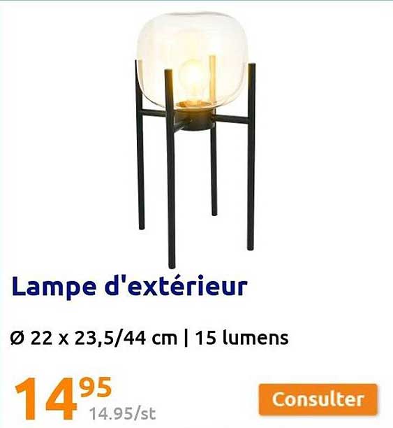 lampe d'extérieur