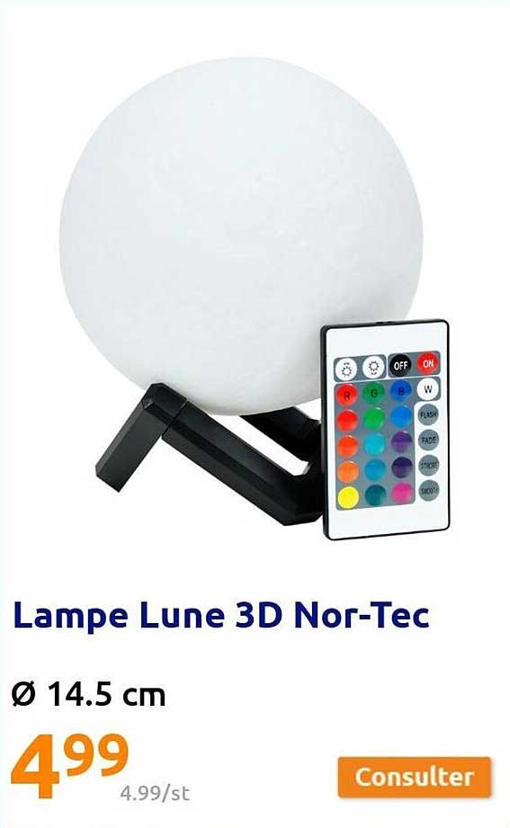 lampe lune 3d nor-tec