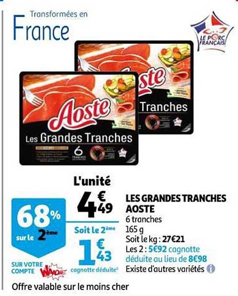 les grandes tranches aoste