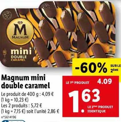 Magnum Mini Double Caramel