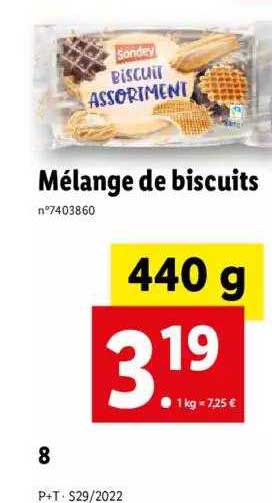 Mélange De Biscuits Sondey