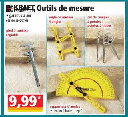 outils de mesure kraft werkzeuge