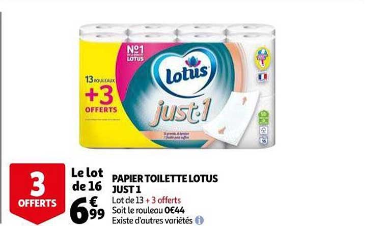 papier toilette lotus just 1