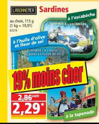 sardines la bonne mer