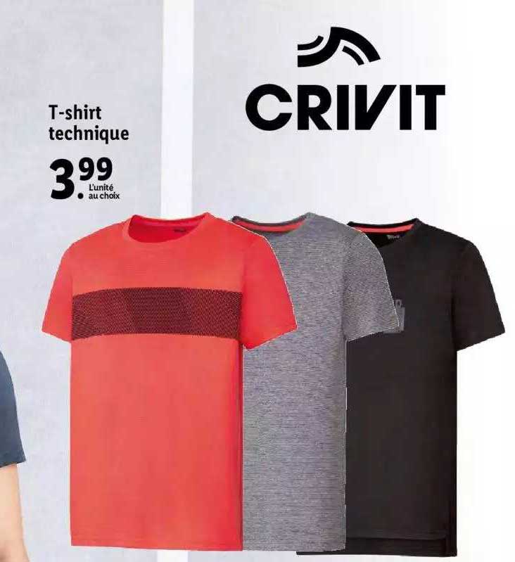 t-shirt technique crivit