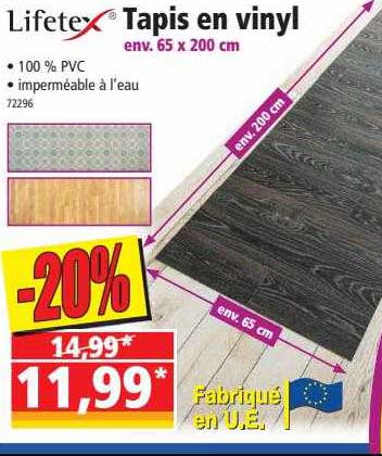 Tapis En Vinyl Lifetex