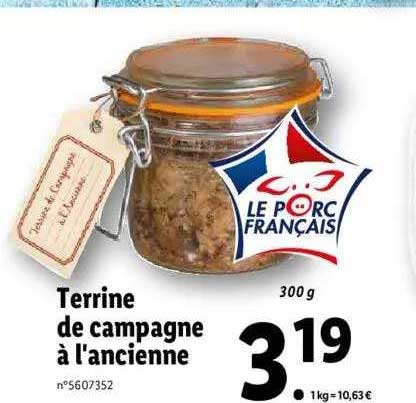 Terrine De Campagne à L'ancienne