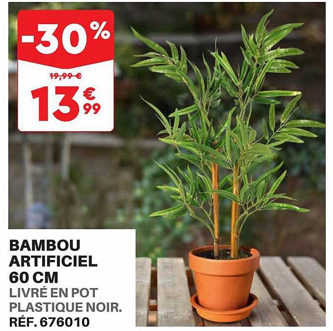 bambou artificiel 60 cm