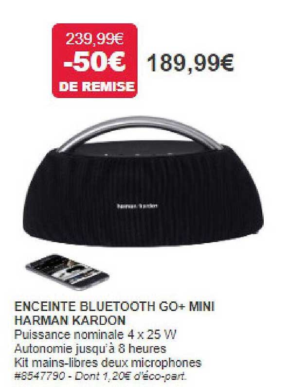enceinte bluetooth go+ mini harman kardon