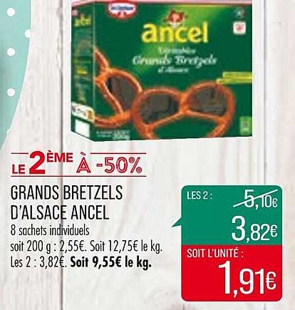 grands bretzels d'alsace ancel