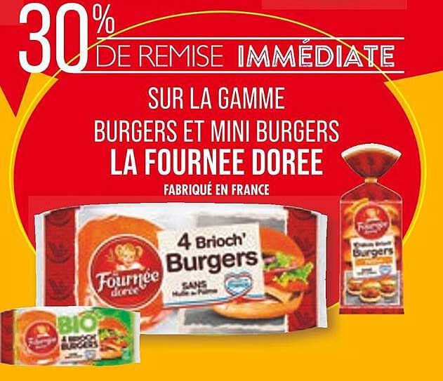 La Gamme Burgers Et Mini Burgers La Fournée Dorée