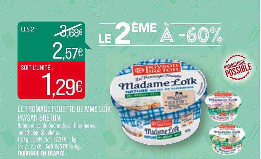 le fromage fouetté de mme loïk paysan breton