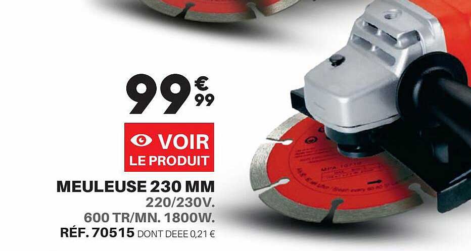 meuleuse 230mm