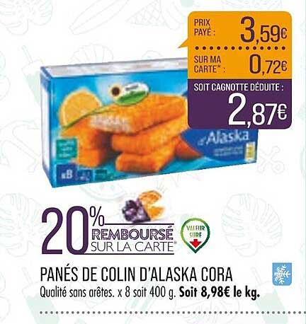 Panés De Colin D'alaska Cora