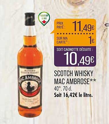scotch whisky mac ambrose