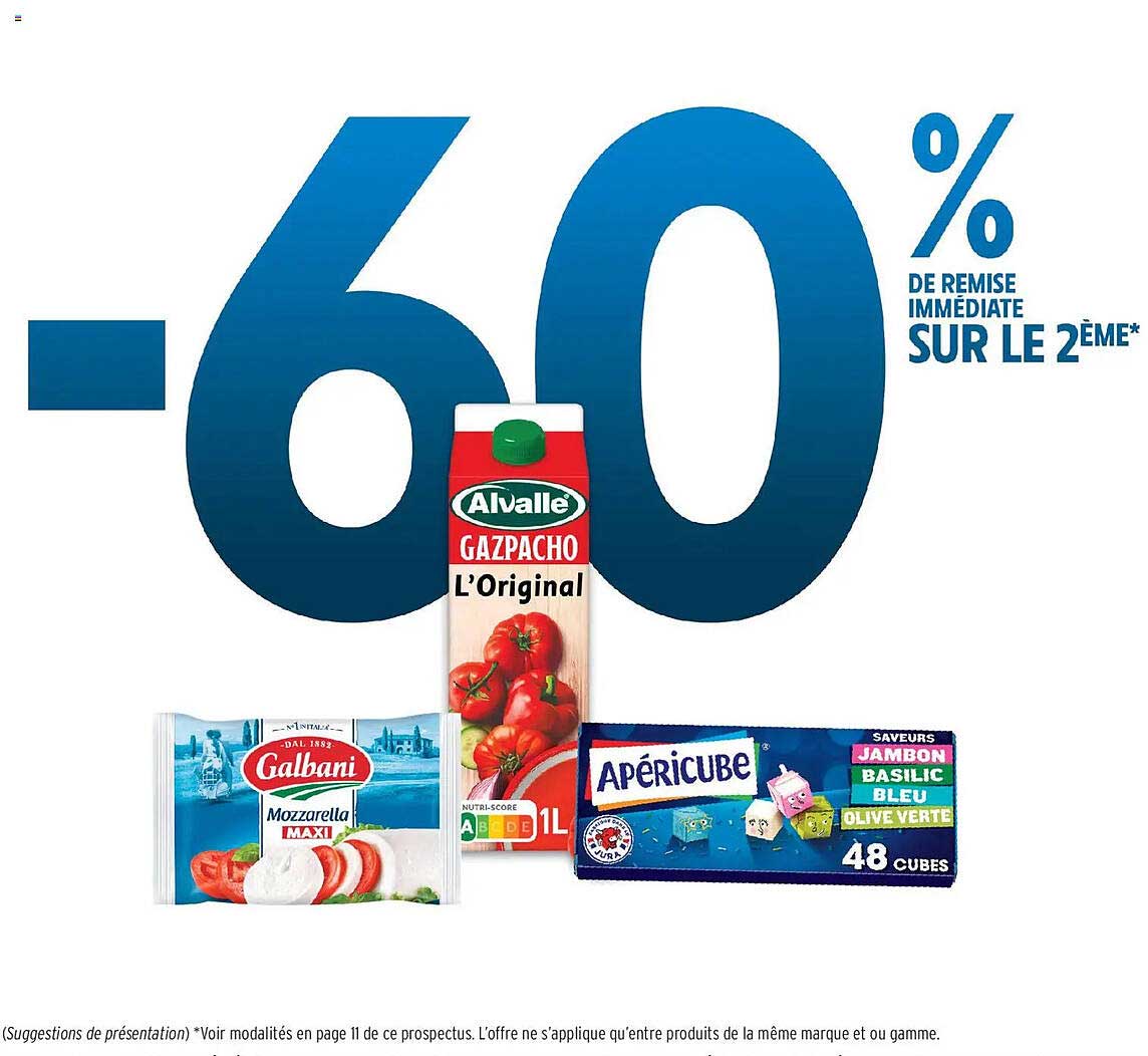 60% sur le 2ème
