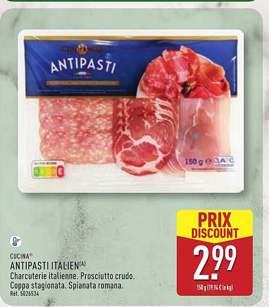 ANTIPASTI ITALIEN