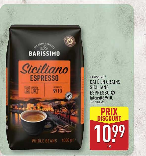 BARISSIMO CAFÉ EN GRAINS SICILIANO ESPRESSO