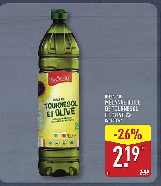 Bellasan Mélange huile de tournesol et olive