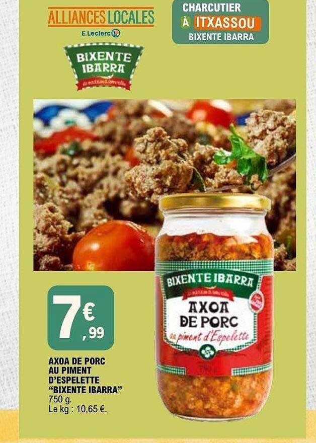 Bixente Ibarra Axoa de Porc