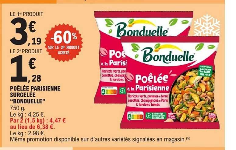 Bonduelle Poêlée Parisienne