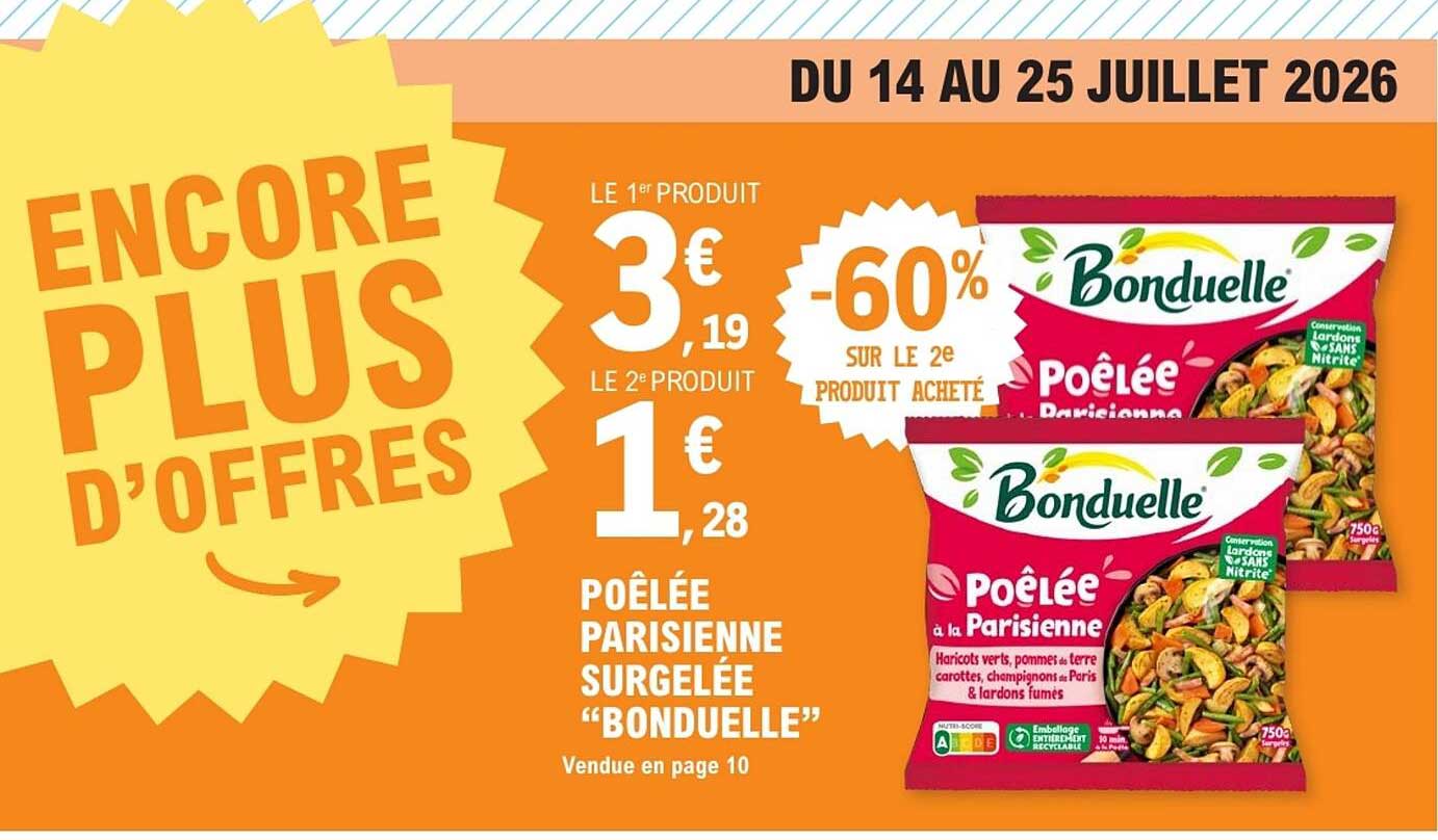 Bonduelle Poêlée Parisienne