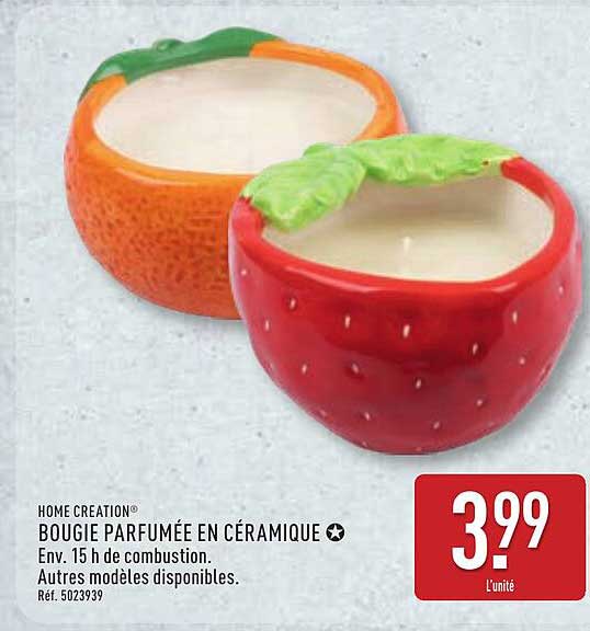 BOUGIE PARFUMÉE EN CÉRAMIQUE