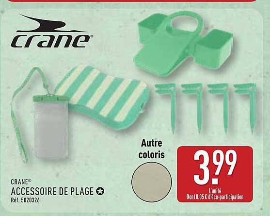 Crane ACCESSOIRE DE PLAGE