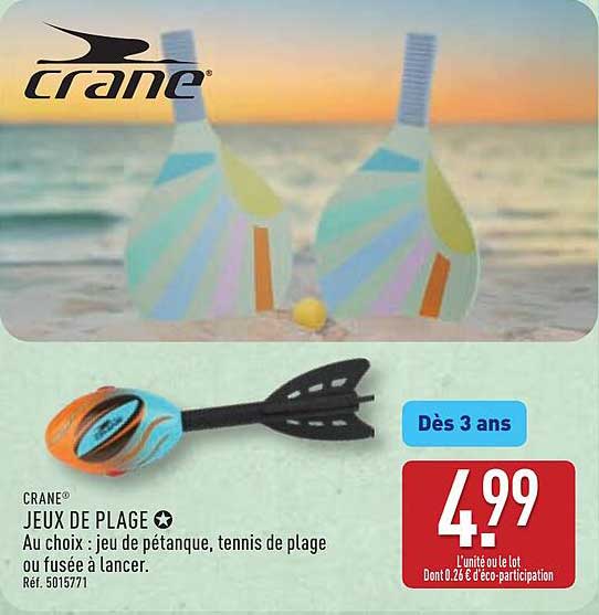 Crane Jeux de plage