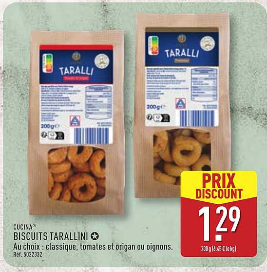 Cucina Biscuits Tarallini