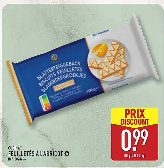 Cucina Feuilletés à l’abricot