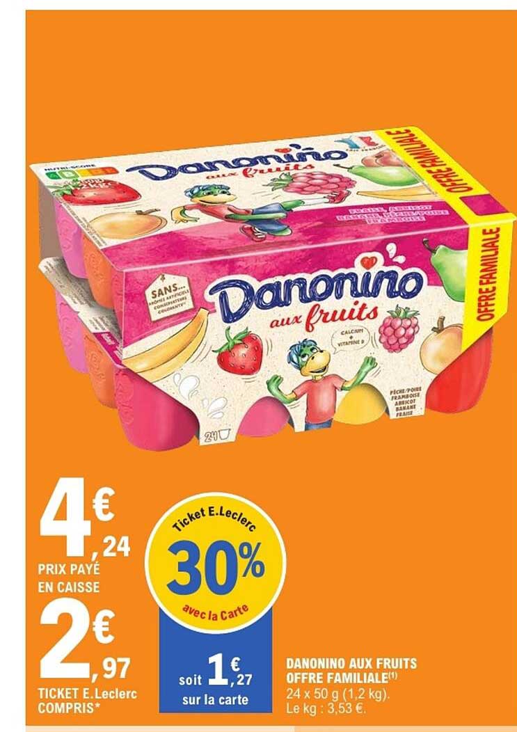 Danonino aux fruits