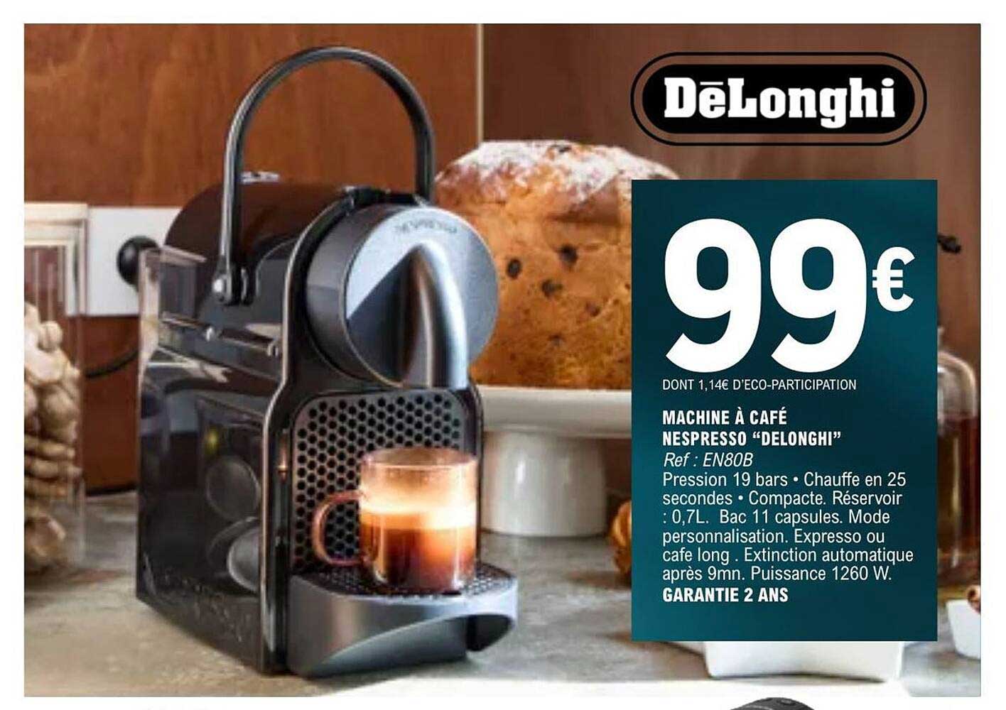 DeLonghi Machine à café NESPRESSO