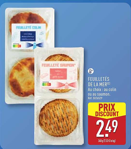 FEUILLETÉS DE LA MER