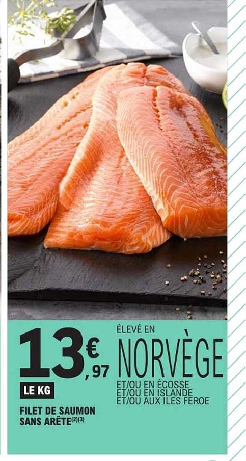 FILET DE SAUMON SANS ARÊTE