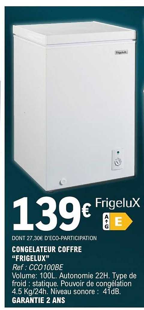 Frigelux Congélateur coffre