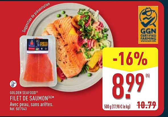 GOLDEN SEAFOOD FILET DE SAUMON