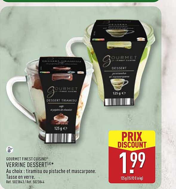 GOURMET FINEST CUISINE VERRINE DESSERT