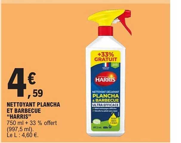 HARRIS NETTOYANT PLANCHA ET BARBECUE