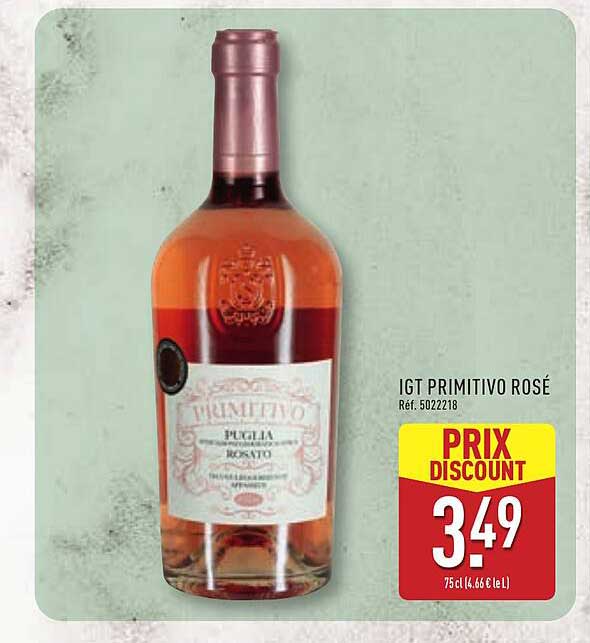 IGT PRIMITIVO ROSÉ