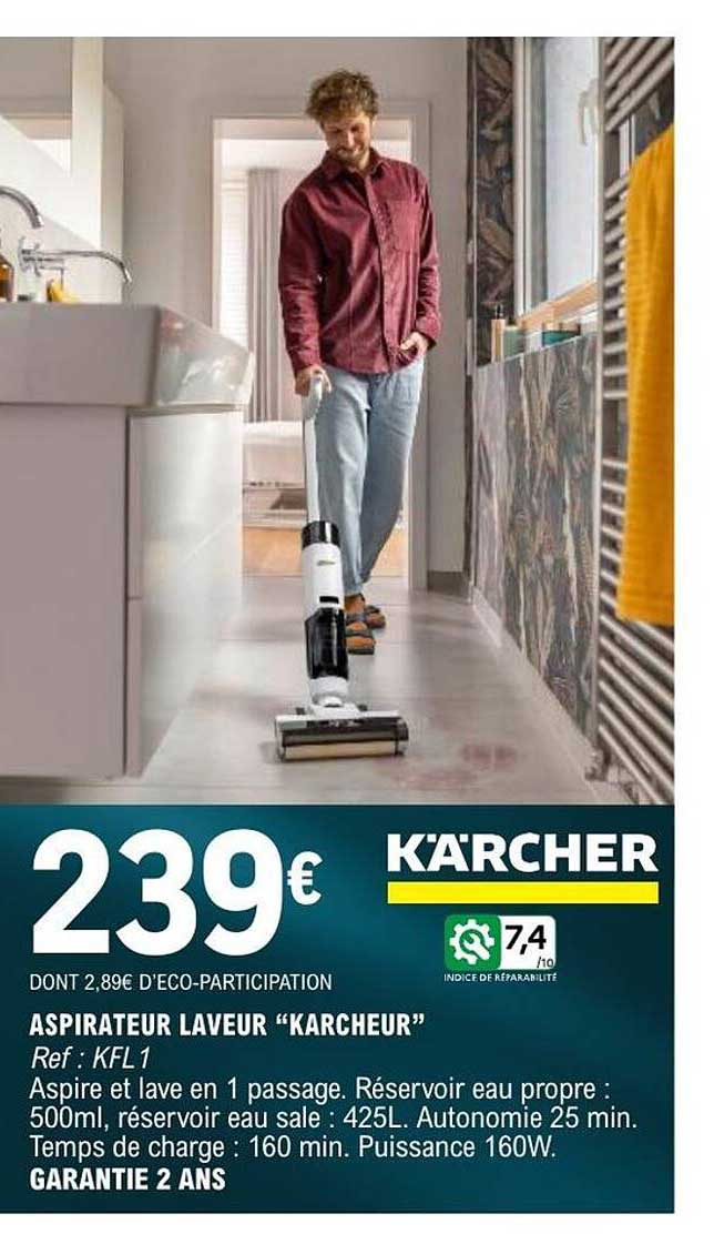 KÄRCHER Aspirateur laveur