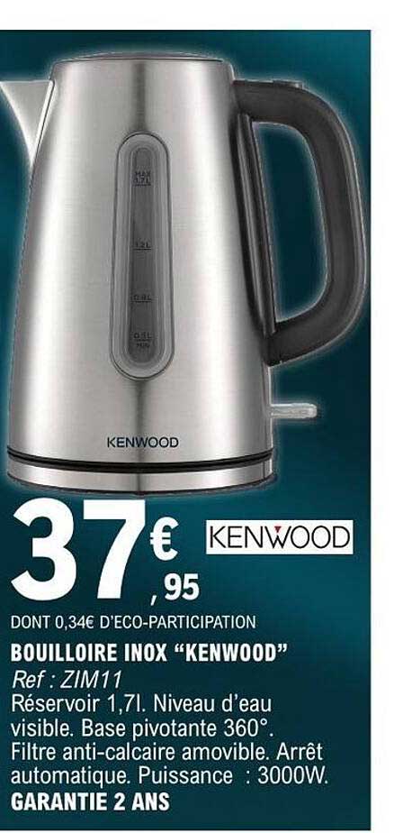KENWOOD Bouilloire inox