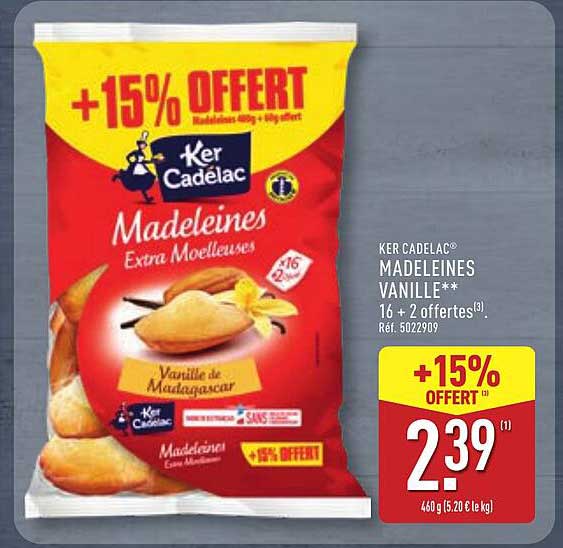 Ker Cadelac Madeleines