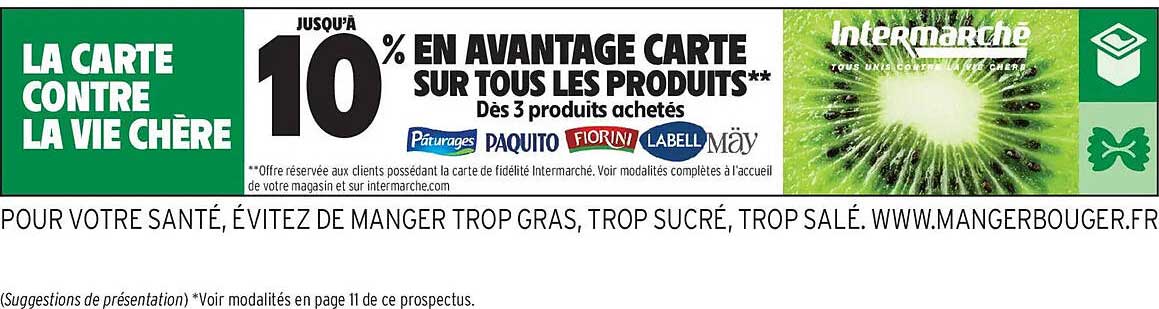 LA CARTE CONTRE LA VIE CHERE