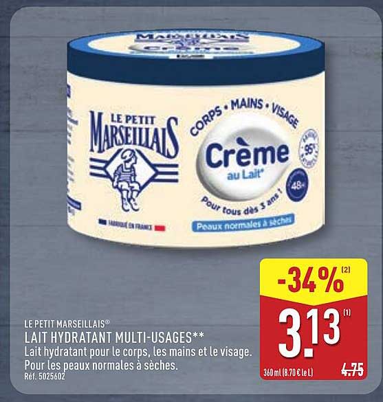 Le Petit Marseillais Crème au Lait